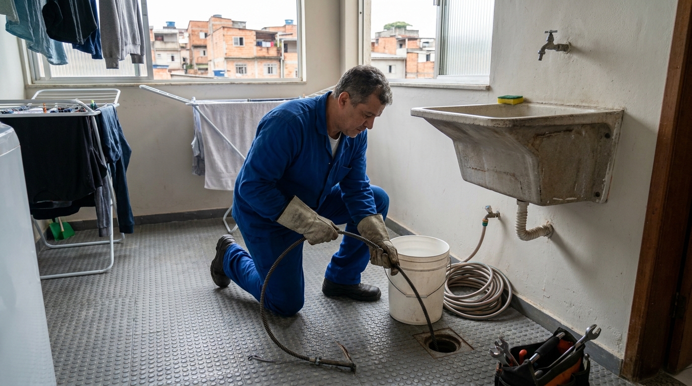 Desentupimento de Ralos Externos no Vila Saem, Maceió‑AL