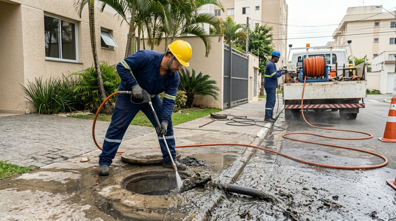 Hidrojateamento Industrial no Reginaldo, Maceió‑AL