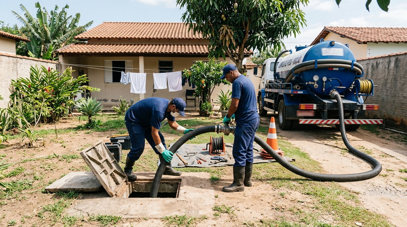 Manutenção de Fossa em Ouro Preto, Maceió‑AL