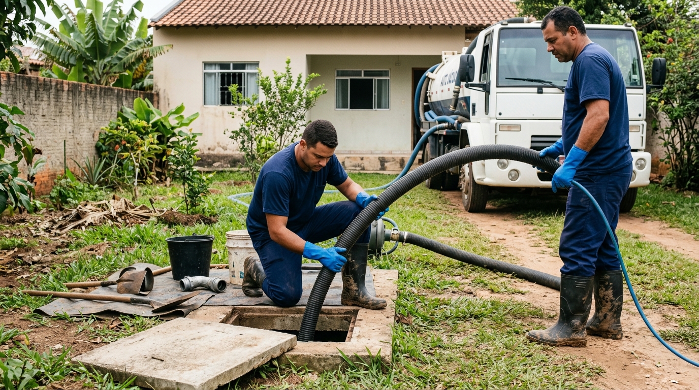 Sucção de Fossa em Ouro Preto, Maceió‑AL